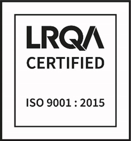 LRQA ISO 9001:2015 certificaat
